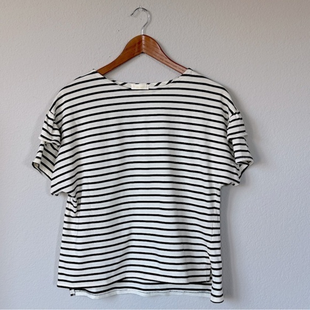Striped Black and White Women's Dress